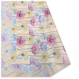 25 Fogli Carta Velina Fantasia Poppy Ecrù 20 gr. 70x100 cm.