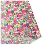 25 Fogli Carta Velina Fantasia Floreale 20 gr. 75x100 cm.
