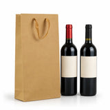 Shopper Porta 1,2 e 3 Bottiglie Avana