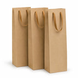 Shopper Porta 1,2 e 3 Bottiglie Avana