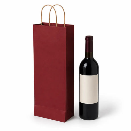 Shopper Porta Bottiglia Linea Premium Bordeaux