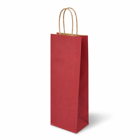 Shopper Porta Bottiglie Linea Basic Bordeaux