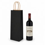 Shopper Porta Bottiglie Linea Basic Nero