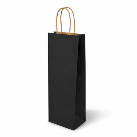 Shopper Porta Bottiglie Linea Basic Nero