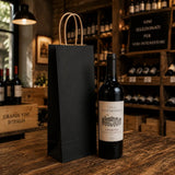 Shopper Porta Bottiglie Linea Basic Nero