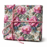 25 Fogli Carta Regalo Peonie e Bacche
