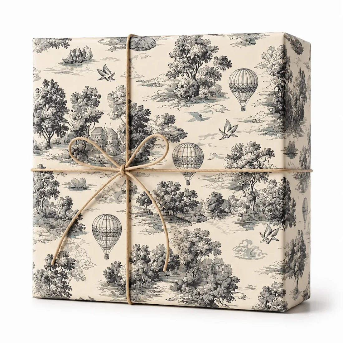 25 Fogli Carta Regalo Landscape Ivory