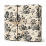 25 Fogli Carta Regalo Landscape Ivory