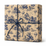 25 Fogli Carta Regalo Landscape Blue