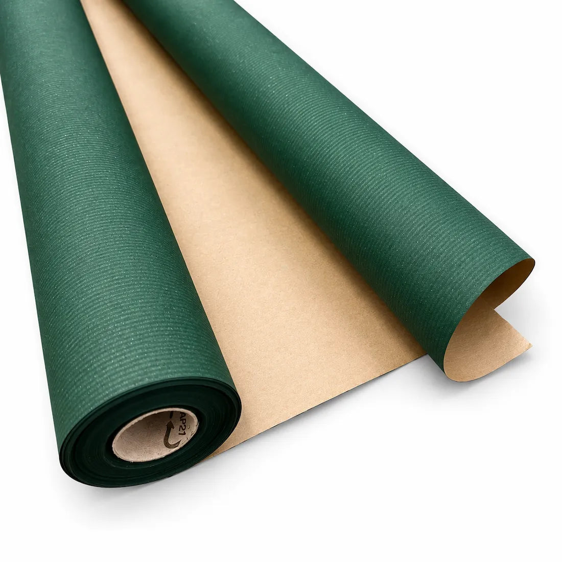 Bobina in Carta Avana Millerighe Colorata Verde. Altezza 80 cm. Lunghezza 40 mt.