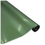 Bobina Polipropilene 60 My. Tinta Unita Verde Oliva. Lunghezza 25 m.