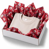 24 Fogli Carta Velina Fantasia Red Christmas 20 gr. 70x100 cm.