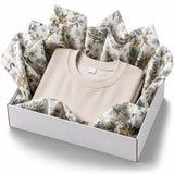 24 Fogli Carta Velina Fantasia White Christmas 20 gr. 70x100 cm.
