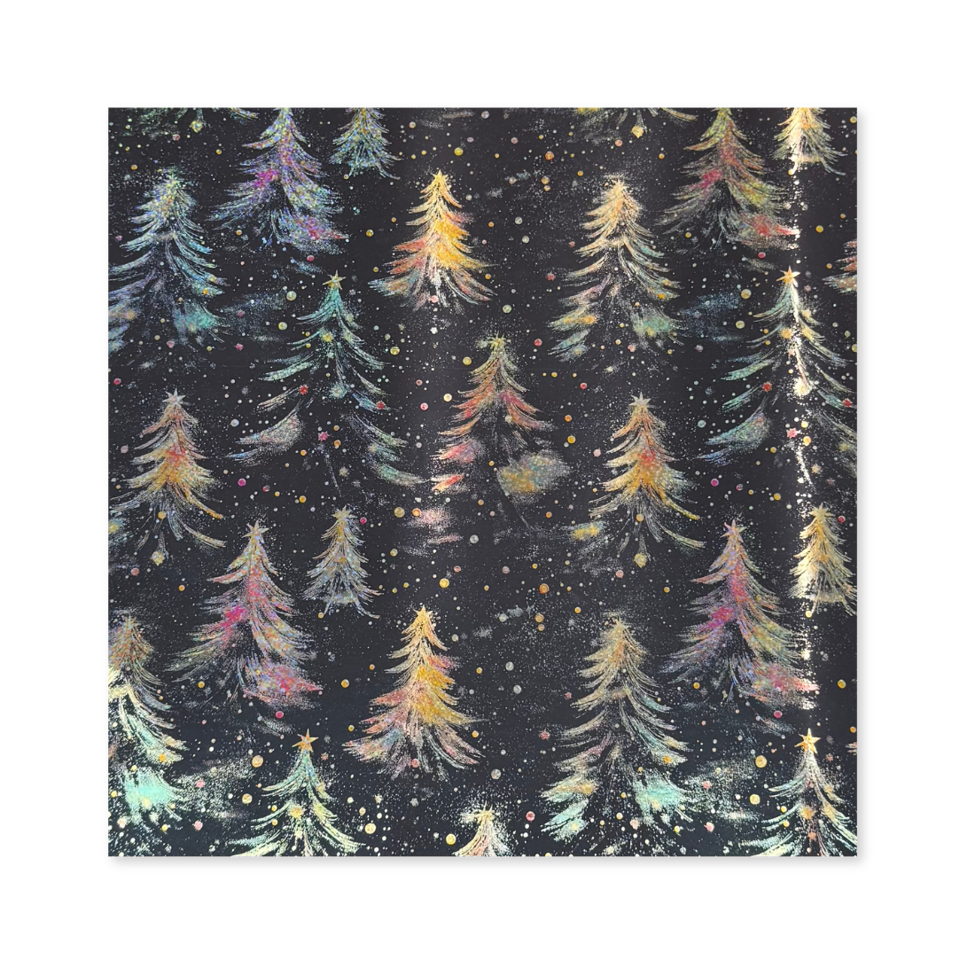 15 Fogli Carta Regalo Xmas Tree Reflective