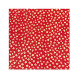 25 Fogli Carta Regalo Mini Stars Red