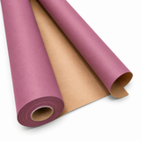 Bobina in Carta Waterproof Avana Colorata Bordeaux. Altezza 80 cm. Lunghezza 40 mt.