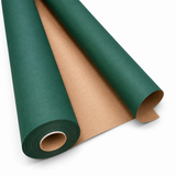 Bobina in Carta Waterproof Avana Colorata Verde Bosco. Altezza 80 cm. Lunghezza 40 mt.