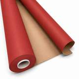Bobina in Carta Waterproof Avana Colorata Rossa. Altezza 80 cm. Lunghezza 40 mt.