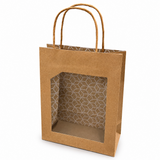 Shopper in Carta Pietra con Finestra