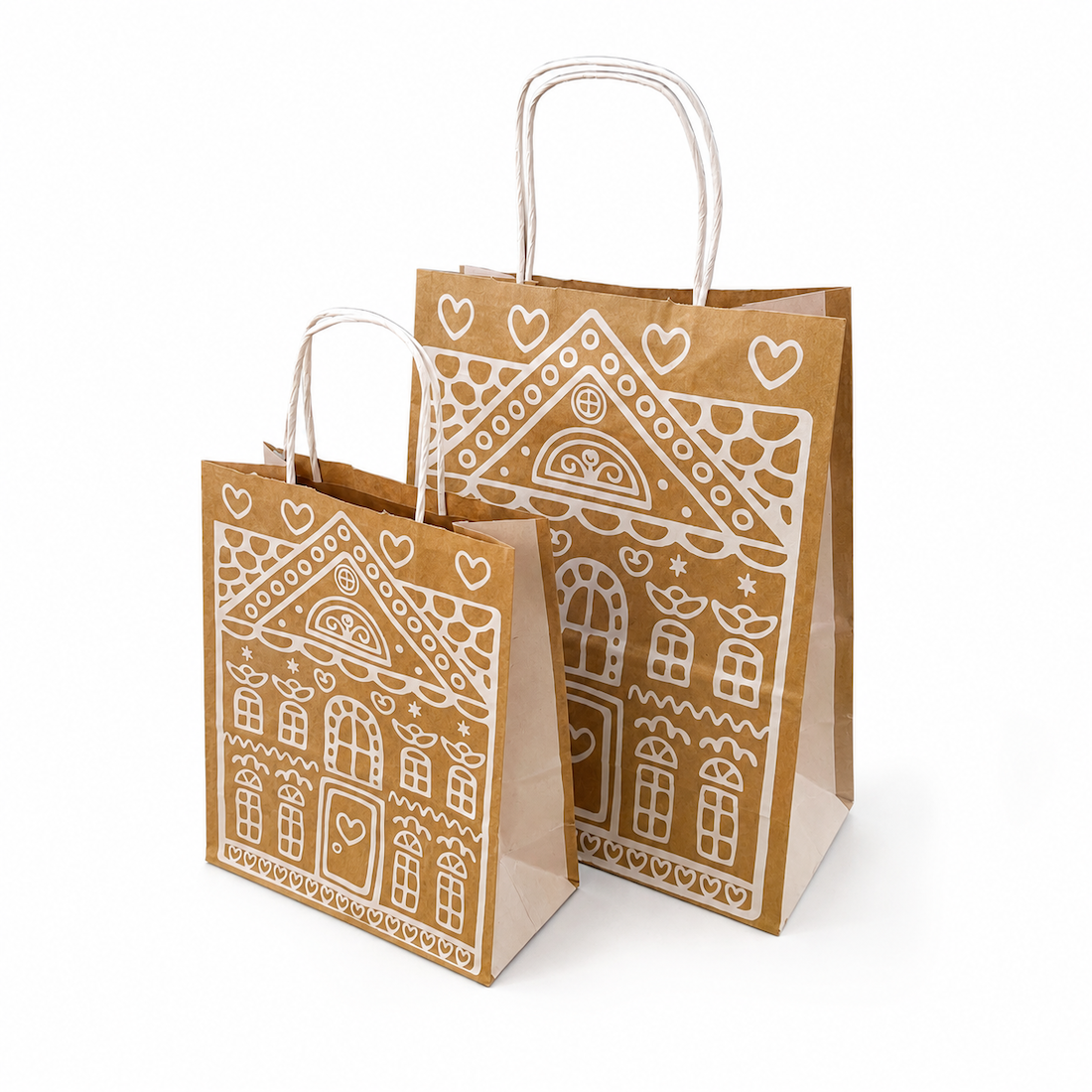 Shopper in Carta Pan di Zenzero