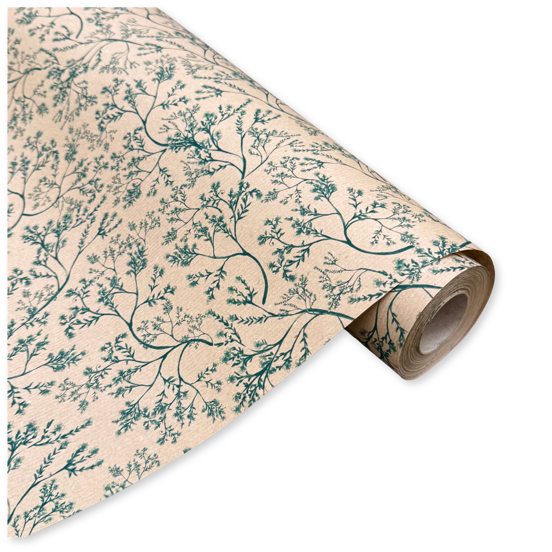 Bobina in Carta Fantasia Tree Green. Altezza 70 cm. Lunghezza 40 mt.