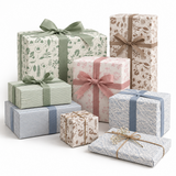 50 Fogli Carta Regalo Fantasie Assortite Erba