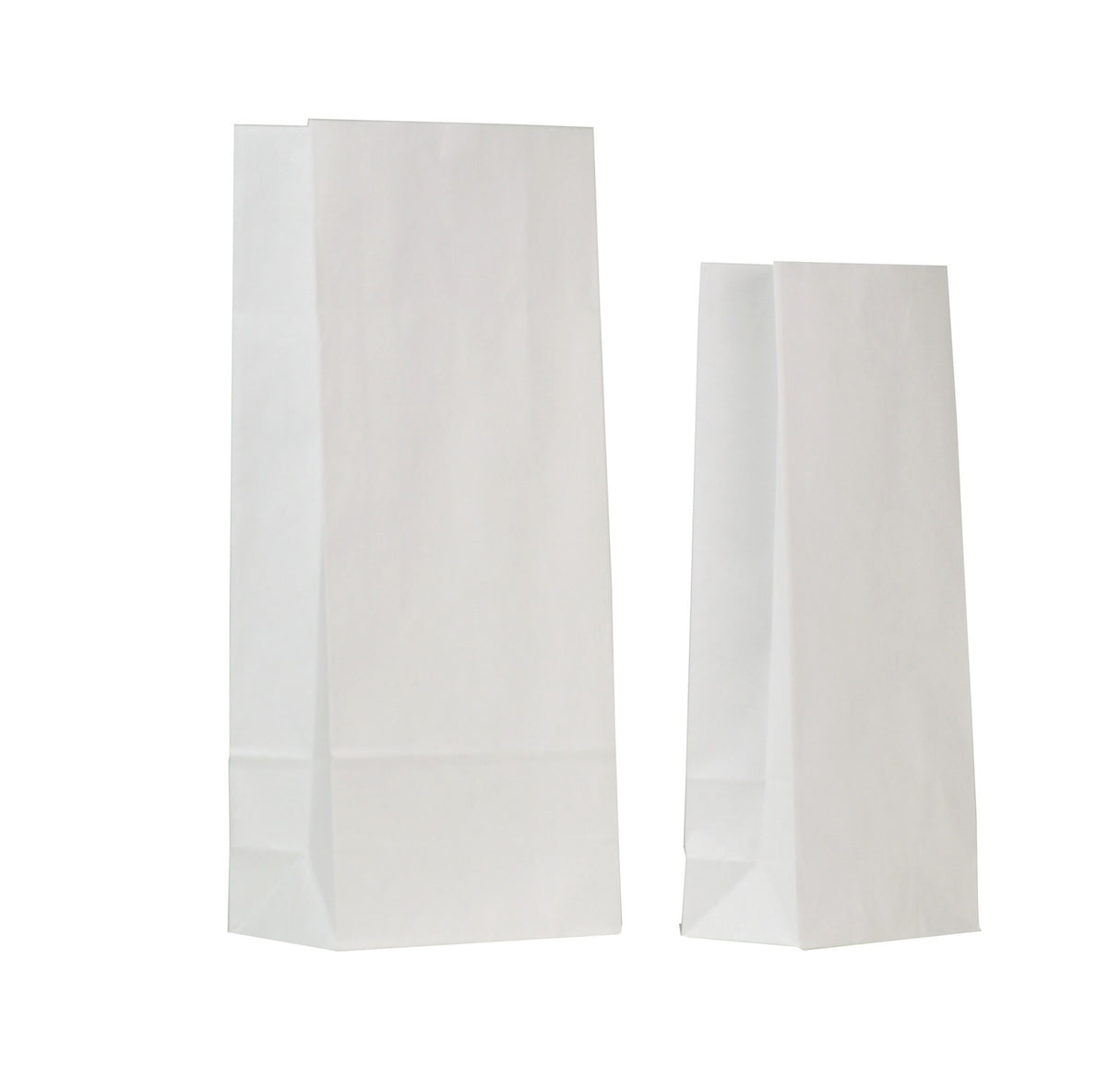 Sacchetto Mini in Carta Bianca con Fondo Rettangolare