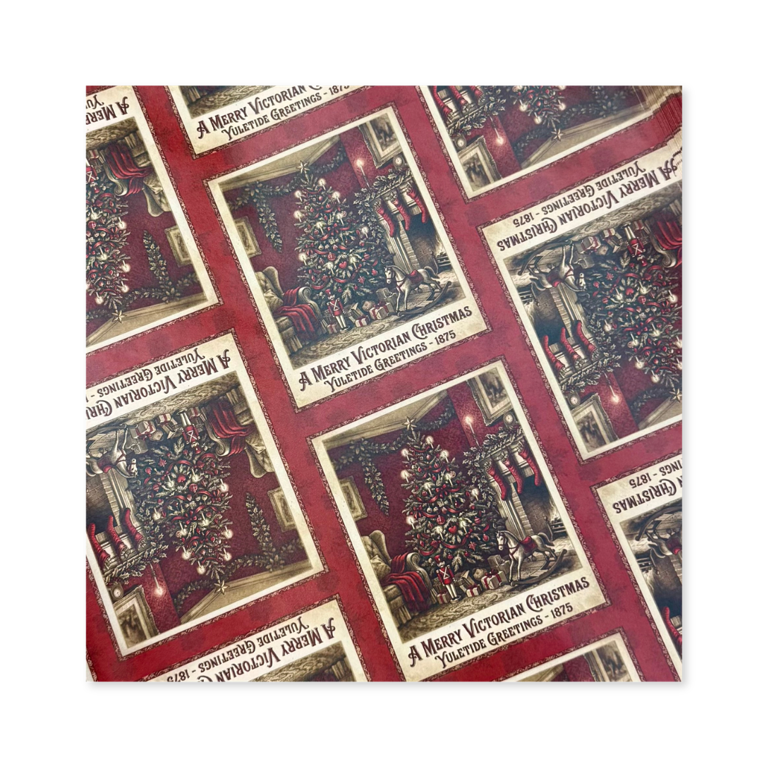25 Fogli Carta Regalo Victorian Christmas