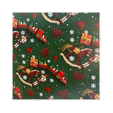 25 Fogli Carta Regalo Trenino di Natale