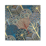 25 Fogli Carta Regalo Fantasia Mosaic Blue