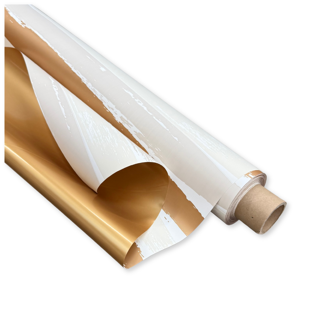 Bobina Polipropilene 40 My. Fantasia Brushline Oro. Lunghezza 40 mt.