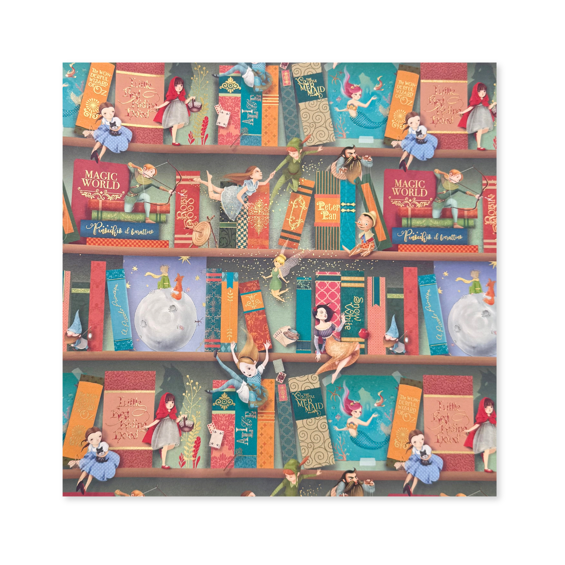 15 Fogli Carta Regalo Fiorentina Libreria di Fiabe