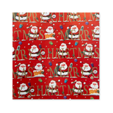 25 Fogli Carta Regalo Merry Christmas Santa