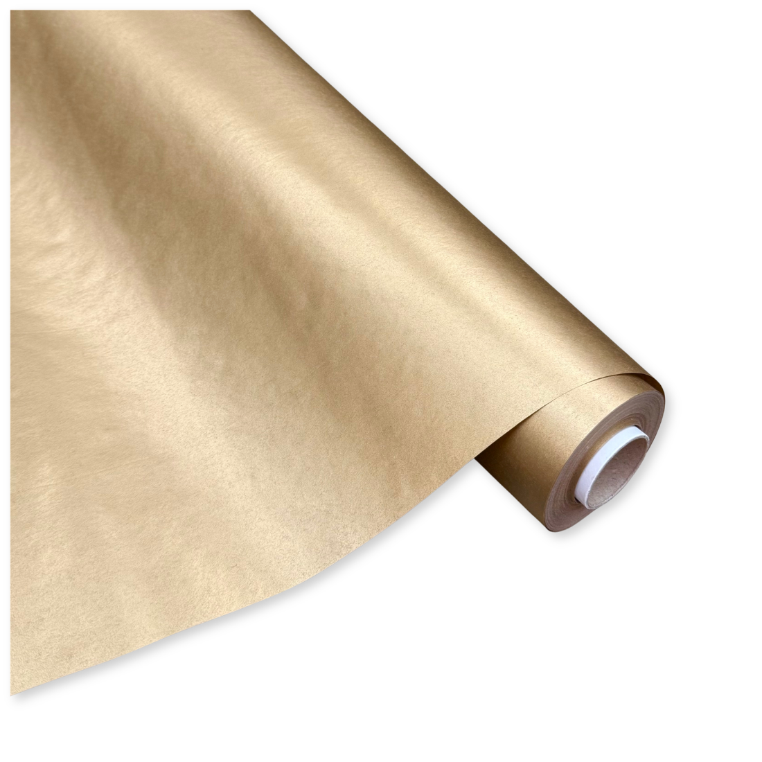 Bobina in Carta Waterproof Avana Colorata Oro. Altezza 80 cm. Lunghezza 40 mt.