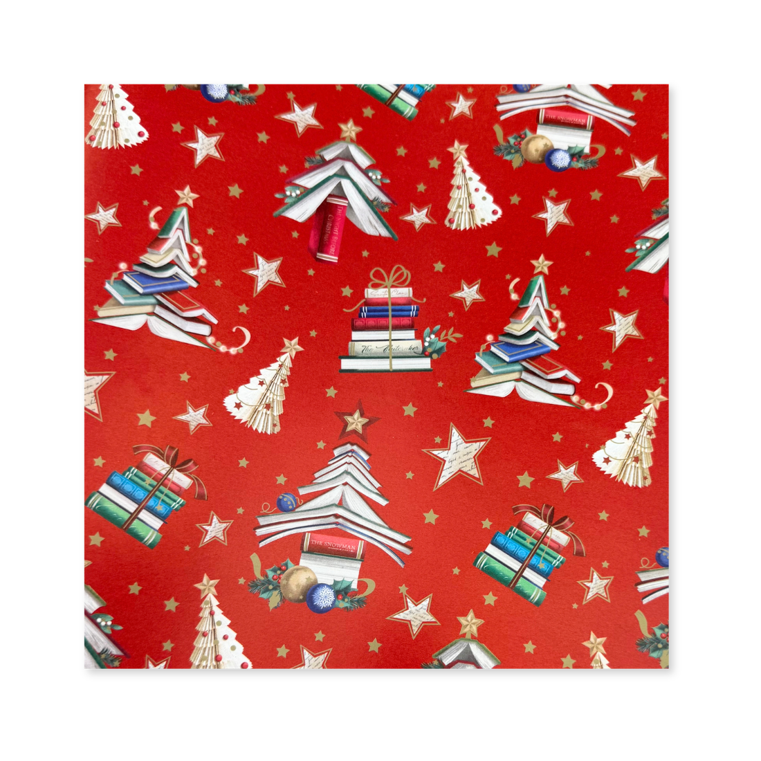 25 Fogli Carta Regalo Alberi di Libri
