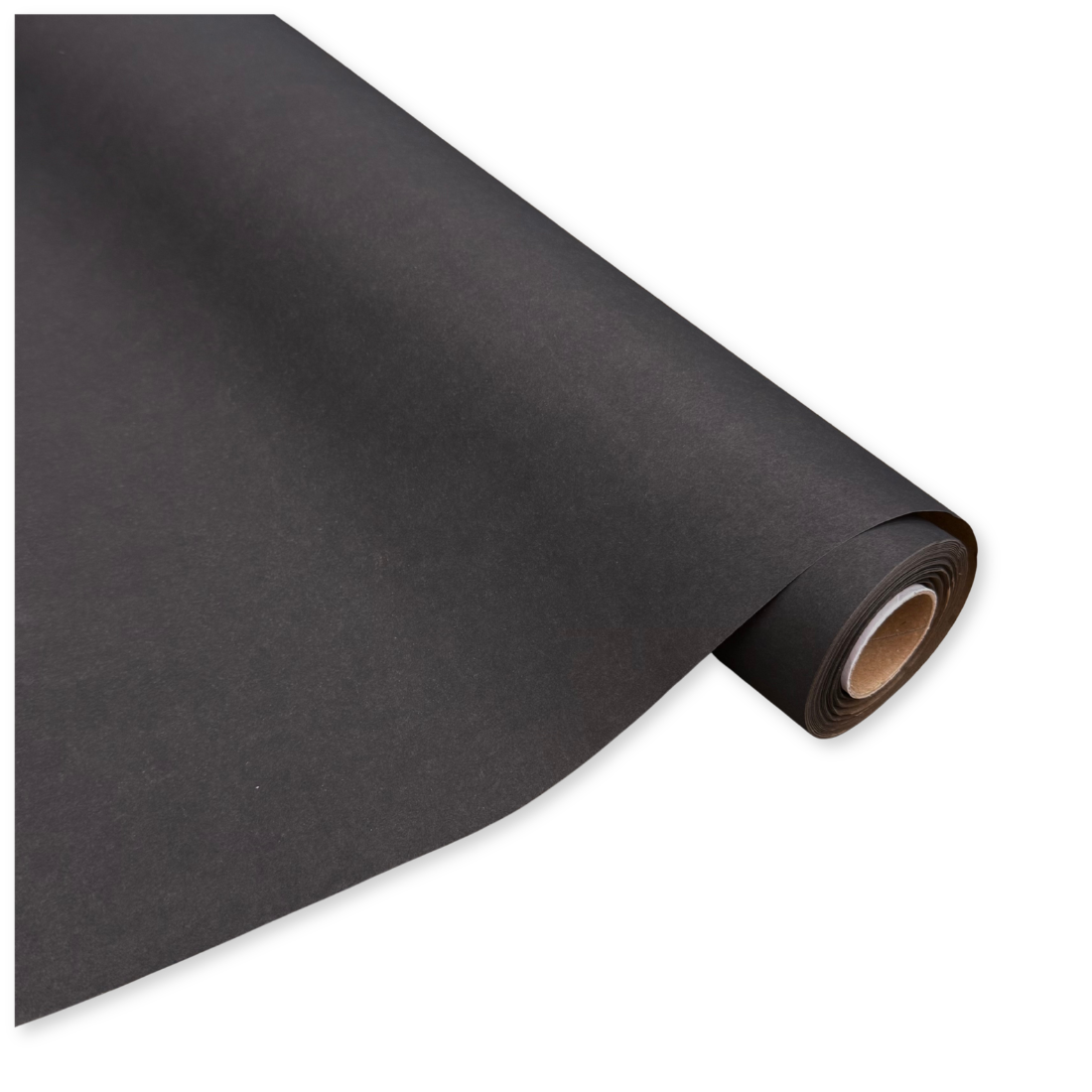 Bobina in Carta Waterproof Avana Colorata Nera. Altezza 80 cm. Lunghezza 40 mt.