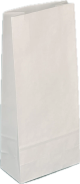 Sacchetto Mini in Carta Bianca con Fondo Rettangolare