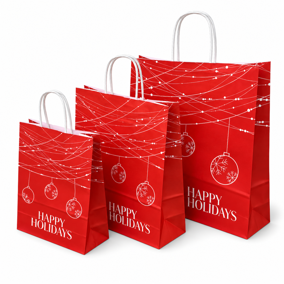 Shopper in Carta Happy Holidays