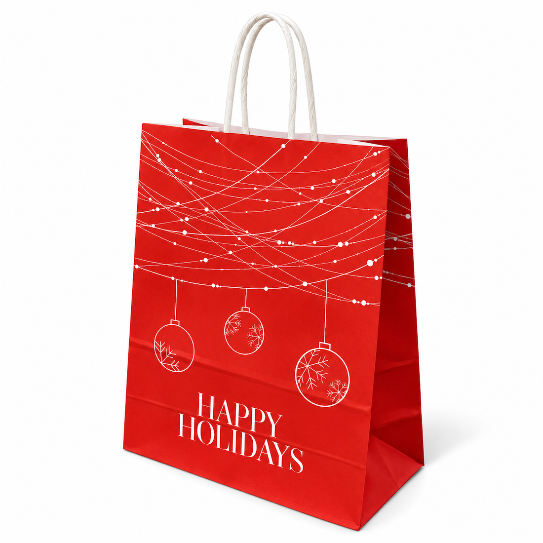 Shopper in Carta Happy Holidays