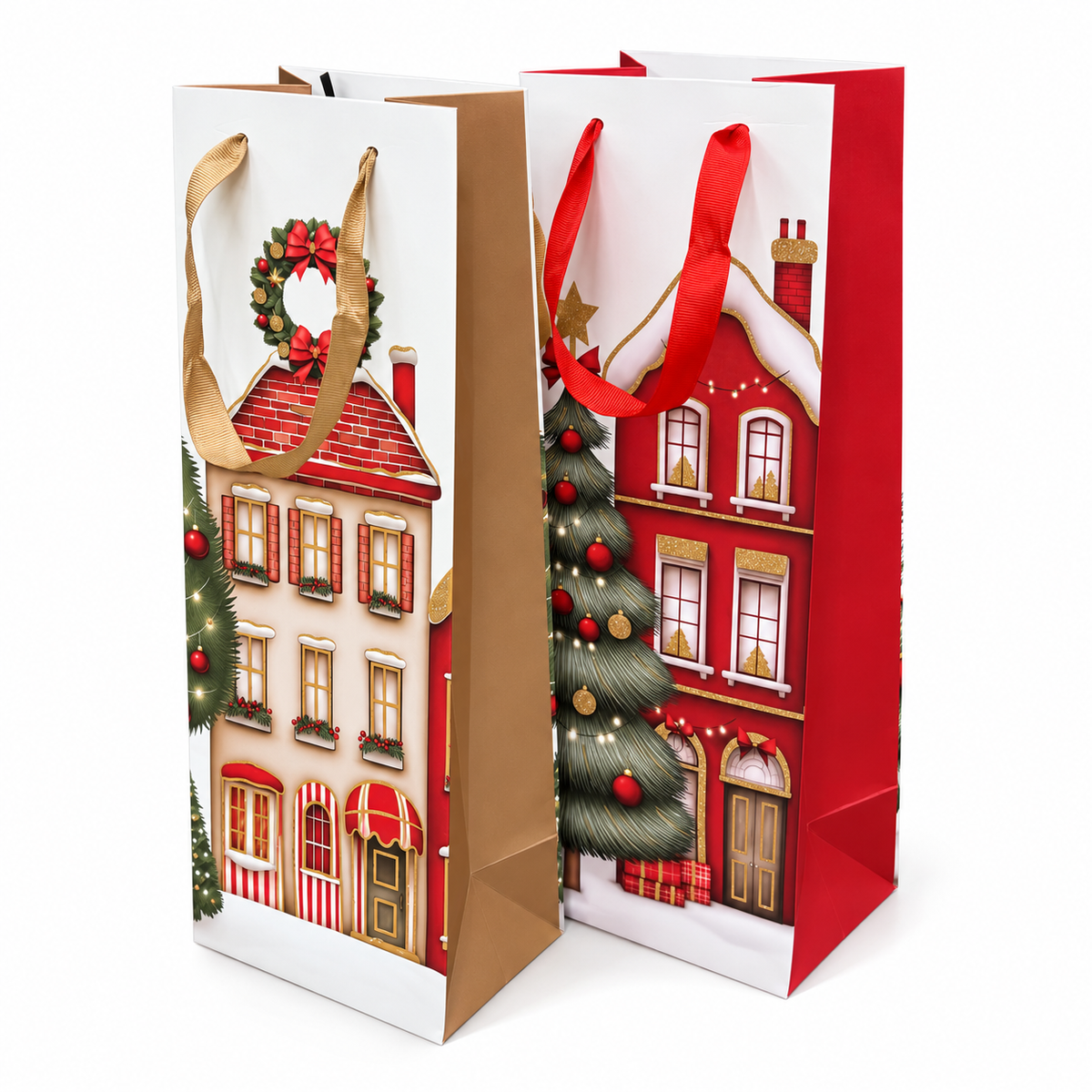 Shopper Portabottiglie Christmas Glitter Mix