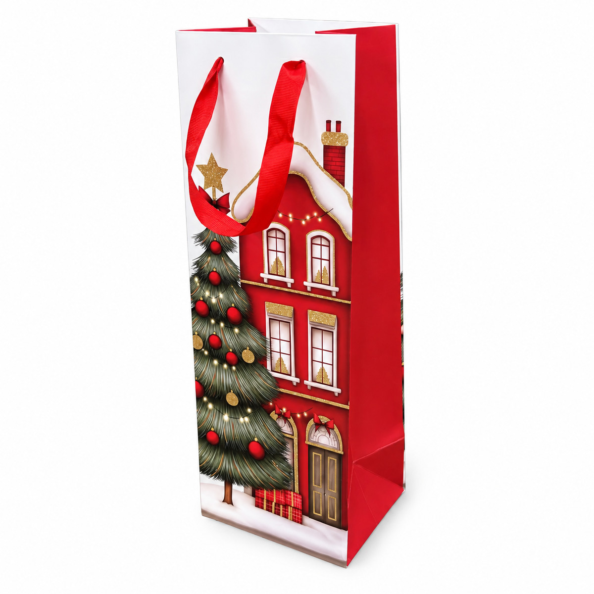 Shopper Portabottiglie Christmas Glitter Mix