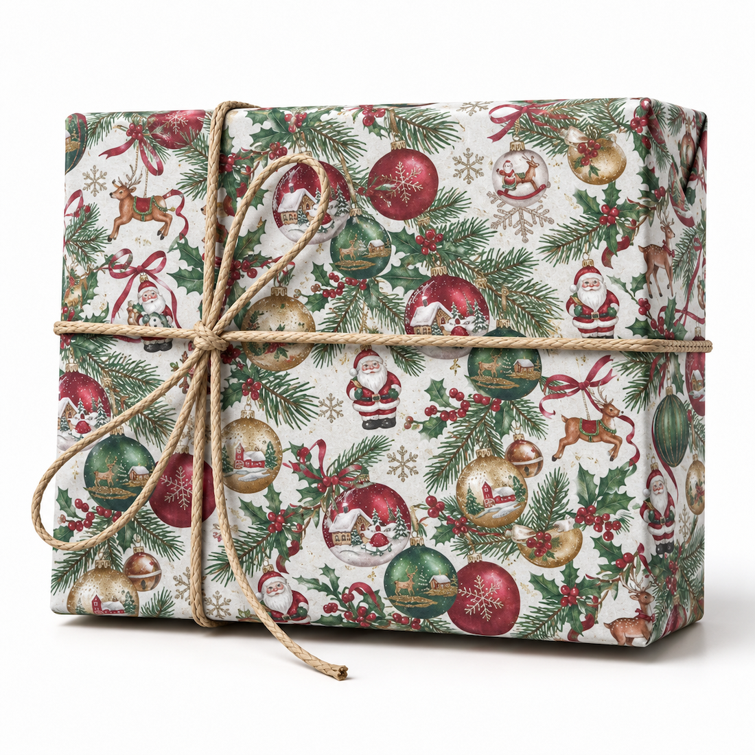 25 Fogli Carta Regalo Classical Decorations
