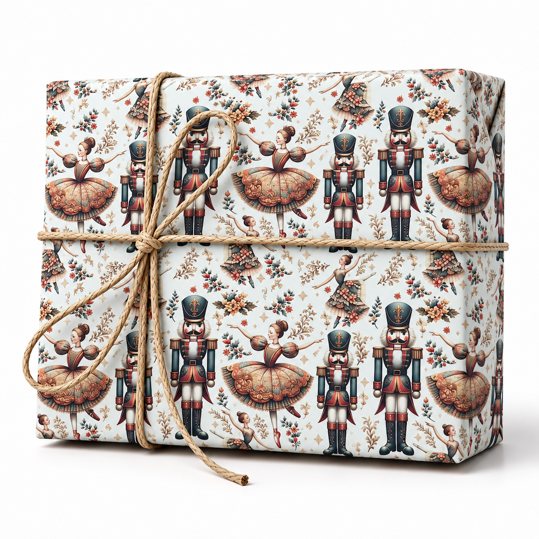 25 Fogli Carta Regalo Nutcracker