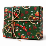 25 Fogli Carta Regalo Trenino di Natale