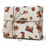 25 Fogli Carta Regalo Nutcracker White