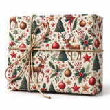 25 Fogli Carta Regalo Graceful Christmas
