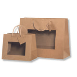 Shopper in Carta con Finestra Trasparente