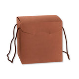 Scatola Confezione Regalo Porta Panettone Alto da 1kg. Linea Seta Corten