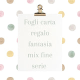 200 Fogli Carta Regalo Mix Random Fantasia Fine Serie