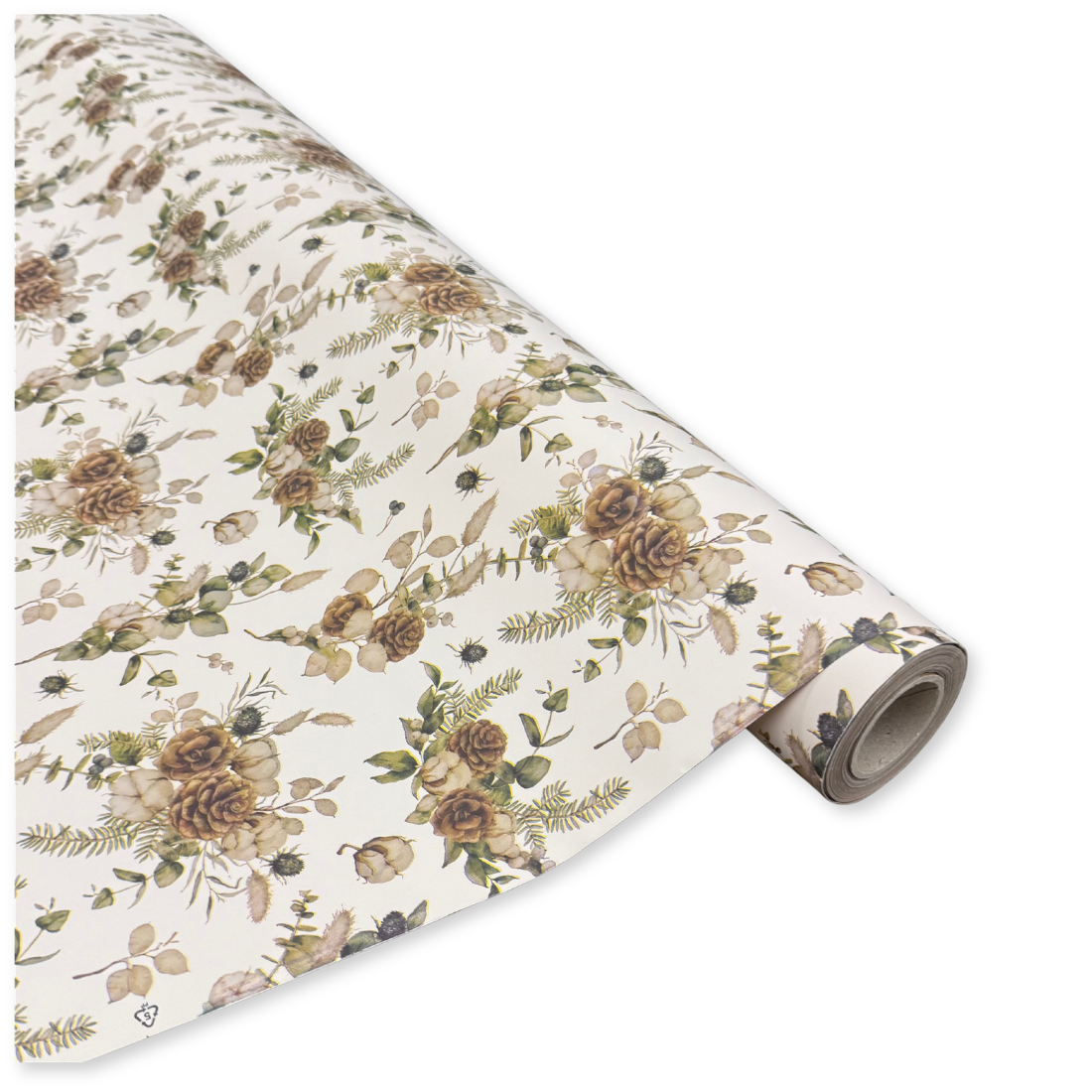Bobina Polipropilene 40 My. Fantasia Cotton Puffs Caffelatte. Altezza 100 cm. Lunghezza 40 mt.